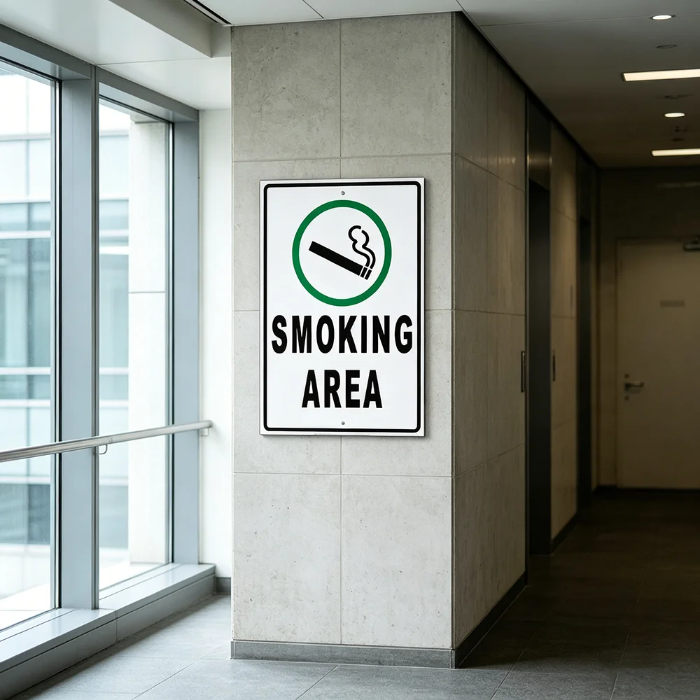 Safety Sign Smoking Vaping All - Vaping Store recension och pris